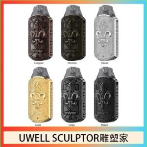 UWELL SCULPTOR雕塑家 11W電鍍金屬雕刻空倉煙彈