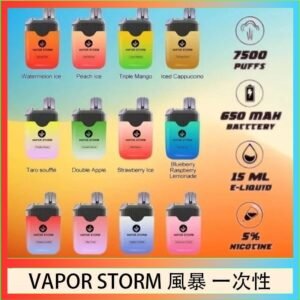 Vapor Storm風暴電子煙7500口（5%）一次性